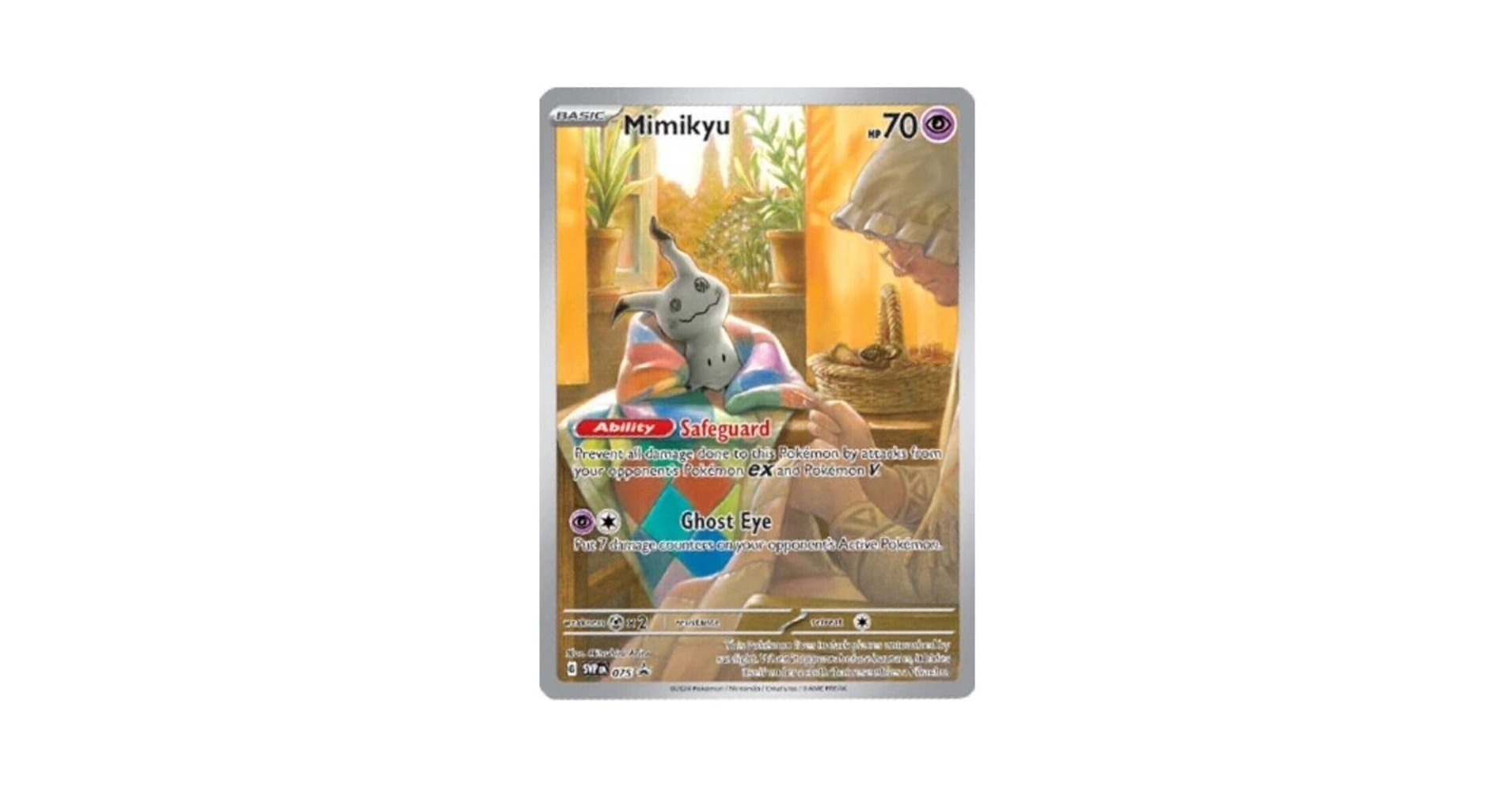 Amazon.com: Mimikyu SVP-075 Pokemon Promo Card (Pokemon TCG